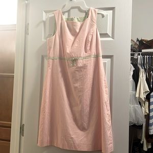Elegant Pink Sleeveless Dress